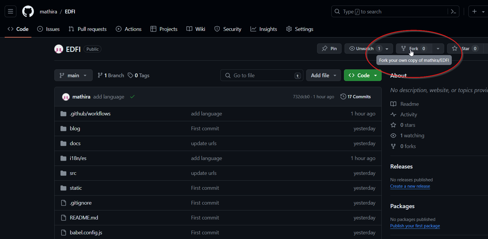 Fork Project